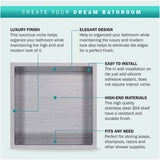 Shower Niche ( Inwall ) 12" x 12" Brushed