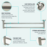 Double Towel Bar 24"