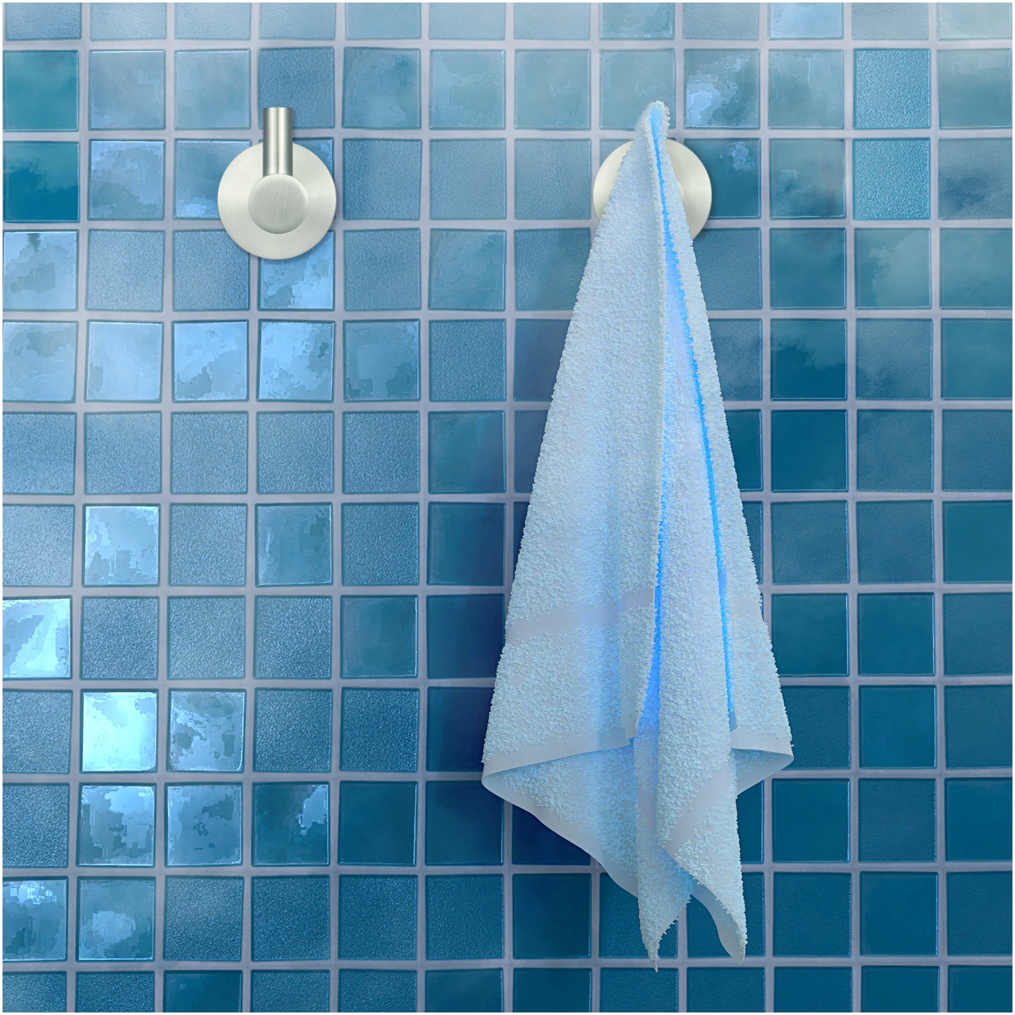 ELLEN Brushed Nickel Towel Hooks Bath Robe Hooks Bathroom Hook Creative  Coat Hook Hanger Kitchen Hooks