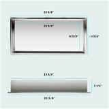 Shower Niche ( Inwall ) 12" x 24" Light Polish